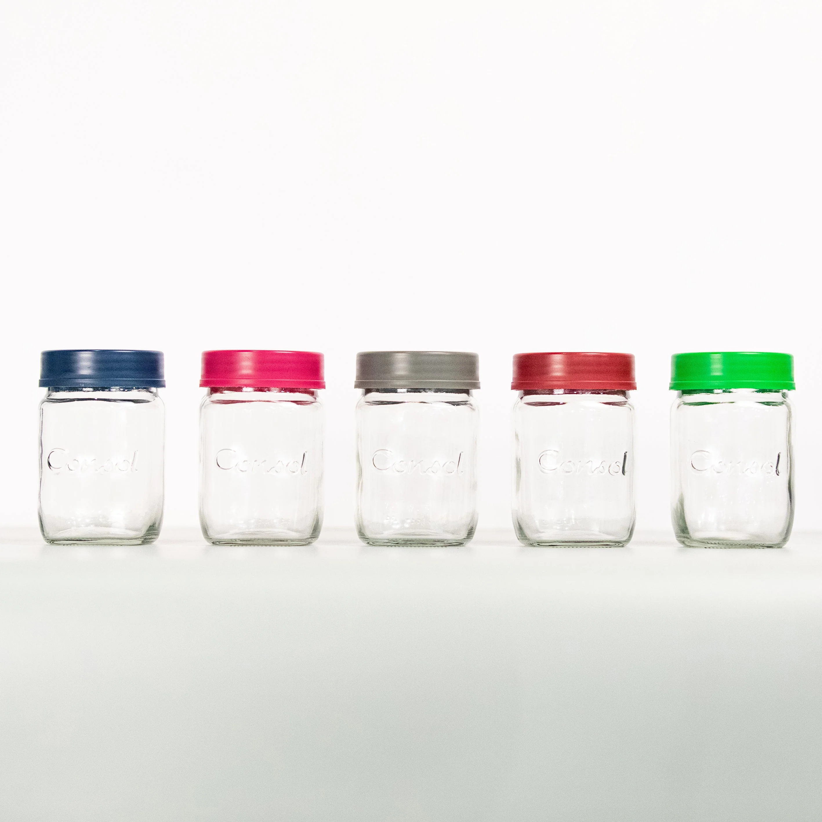 Consol Glass Preserve Jar 250ml with Coloured Lid - Image 5
