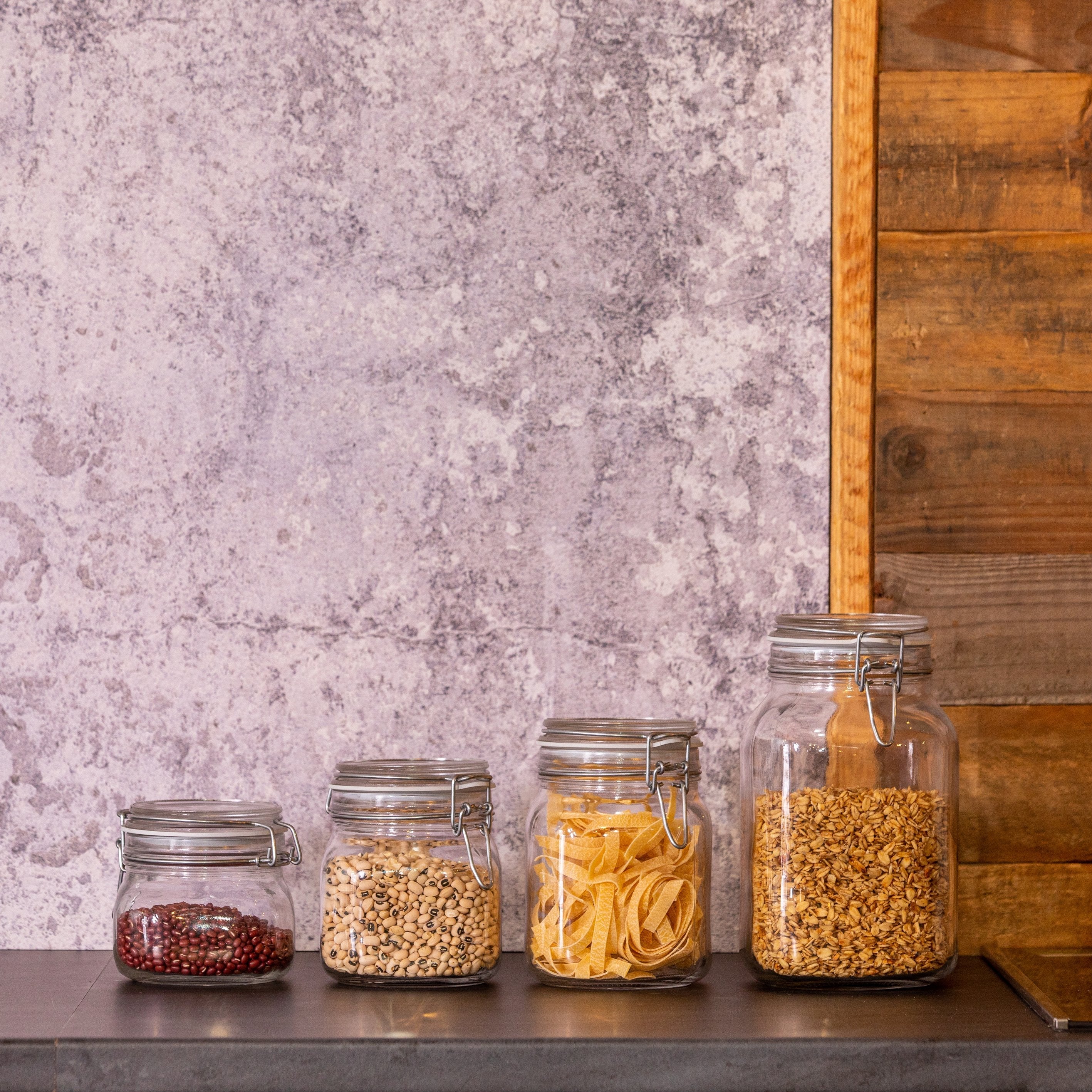 Consol Glass Store-It Clip Top Jar 500ml - Image 4